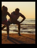 Arsuri pe plajă Fiți în formă și distrați-vă cu exerciții de coastă în aer liber